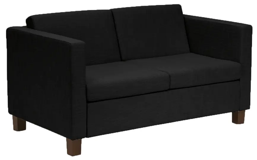 BOGA - 2 sedací souprava, koženka BLOOM B 08 - koženka černá